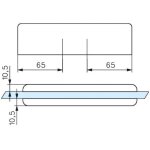 Stremler assa abloy penture massive basse  empennage carr finition laiton poli - stremler - 3273. 00. ...