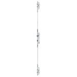 Stremler assa abloy serrure  larder 3 points tf pour profil acier pne dormant demi - tour srie 6270 ...