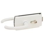 Stremler assa abloy serrure de milieu cylindre b�quille � d�port lagune 15 blanc ral9010 4360 stremler ...