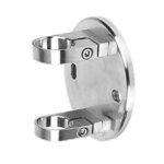 Support � l'anglaise mural inox 304 pour tube 42, 4 mm eurofer 01. 020b. 04s