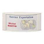 Support de signal�tique pilot argent 150 x 210 mm vachette 046559