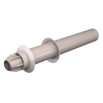 Terminal horizontal aluminium rolux gaz 60 / 100 ubbink 227104