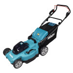 Tondeuse 2 x 18v 48 cm + 2 batteries 5 ah + chargeur makita dlm480ct2
