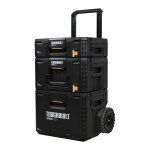 Toughbuilt industries kit roulant 3 boites  outils stacktech - toughbuilt - tb - b1s3 - b - 70r
