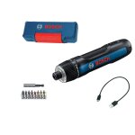 Tournevis lectrique 3, 6 v go 3 + cble usb - c - coffret bosch 06019h2201