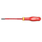 Tournevis protwist isol 1000v pour vis  fente 3, 5x75mm longueur totale 179mm - facom - at3. 5x75ve ...