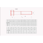 Ultima visser fixer coller vis � m�taux ultima � t�te hexagonale classe 8. 8 din 931