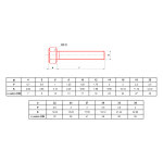 Ultima visser fixer coller vis m�taux ultima � t�te hexagonale classe 8. 8 filetage total brut din 933 ...