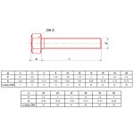 Ultima visser fixer coller vis � m�taux ultima � t�te hexagonale filetage total brut classe 10. 9 din ...