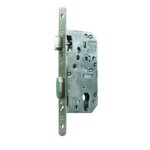 Serrure  larder d455 cl i axe 50 mm bout rond inox sans gche vachette 22702000