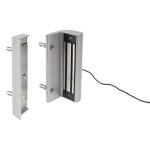 Ventouse �lectromagn�tiques sans poign�e 300 kg 12 / 24 vdc argent locinox p00009790 - silv