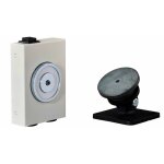 Ventouse murale 50 kg pour maintien porte ouverte 48 v compact perjes vem4550bci48cpa