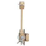 Verrou 2 points en applique zenith 1520 � bouton cylindre de 45 mm droit iseo 15200451. 5