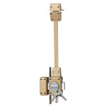 Verrou 2 points en applique zenith 1520 � bouton cylindre de 45 mm gauche iseo 15200455. 5