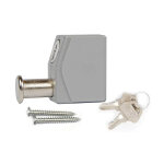 Verrou de baie coulissante pne poussoir finition aluminium - torbel - h0pdm352m