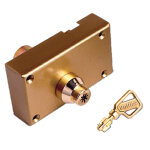 Verrou de blocage 7 ailettes cylindre 46, 5 mm axe 70 mm droit pollux 156700d