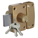 Verrou city 26  double entre gche huisserie bois cylindre de 60mm - iseo - 10022601