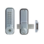 Verrou  code mcanique pne dormant en applique + cl de secours - unicode 2200 - unitecnic - u300. ...
