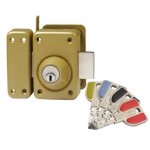 Verrou  double entre a2p * radialis cylindre de 45mm 4 cls - vachette - 27313000