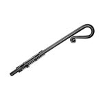 Verrou à douille rustique à visser étroite noire 16x400mm - mermier - m - 464402 Verrou à douille rustique à visser étroite noire 16x400mm - mermier - m - 464402