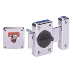 Verrou wc cl carr chrom - vachette - 13762000