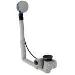 Vidage de baignoire rotatif avec kit de finition chrom� brillant geberit 150. 616. 21. 6