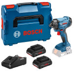 Visseuse  chocs 18v bosch gdr 18v - 160 + 2 batteries procore 4 ah + chargeur + l - boxx - bosch - 06019g510q ...