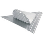 Vm zinc chatiere ardoise 1 / 2 ronde ch3r