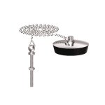 Watts industries bouchon d'vier 35x40 plaque inox  chainette avec borne - watts - 4642060