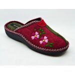 Anouck bordeaux olive pantoufles semelflex