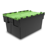 Axess industries bac navette 600 x 400 avec couvercle - pro - bicolore haut. ext. 310 mm . . .