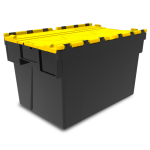 Axess industries bac navette 600 x 400 avec couvercle - pro - bicolore haut. ext. 365 mm . . .