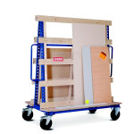 Axess industries chariot porte panneaux protection bois version double face