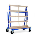 Axess industries chariot porte panneaux protection bois version simple face