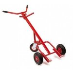 Axess industries diable � f�ts m�talliques 3 roues mati�re roues pneumatique