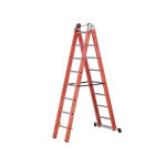 Axess echelle isolante transformable 2 plans nbre d'chelons 2 x 8 haut. . . .