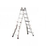 Axess industries echelle transformable en aluminium extrud� rainur� nbre d'�chelons 2 x 6 . . .