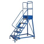 Axess industries escabeau mobile scuris 4  7 marches nbre de marches 5 haut. travail. . .