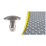 Axess industries lot de 250 clous podotactiles d'veil de vigilance  frapper