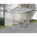 Axess industries abri cycles conomique modle abri - cycles sans bardages