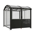 Axess industries abri cycles scuris modle fermeture cl europenne + grillage galva