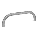 Axess industries arceau de bordure long. 1000 mm fixation scellement direct finition. . .