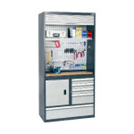 Axess industries armoire d'atelier avec plan de travail