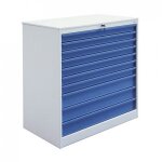 Axess industries armoire d'atelier � tiroirs longeur 1000 mm nbre de tiroirs 10