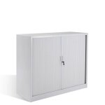 Axess industries armoire basse  rideaux coulissants - hauteur 1050 mm coloris noir