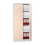 Axess industries armoire de classement  portes battantes en bois monobloc dim. ext. hxlxp. . .