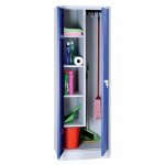 Axess industries armoire d'entretien dim. ext. lxpxh 600 x 500 x 1800 mm fermeture par. . .