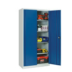 Axess industries armoire haute d'atelier dim. ext. lxpxh 1000 x 500 x 1950 mm