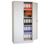 Axess industries armoire haute de bureau en kit - ouverture 215 dim. lxpxh 920 x 420 x 1950 mm