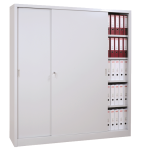Axess industries armoire haute mtallique  portes coulissantes modle kit dim. ext. lxpxh. . .